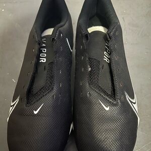 Nike Vapor Black and White Soccer Cleats